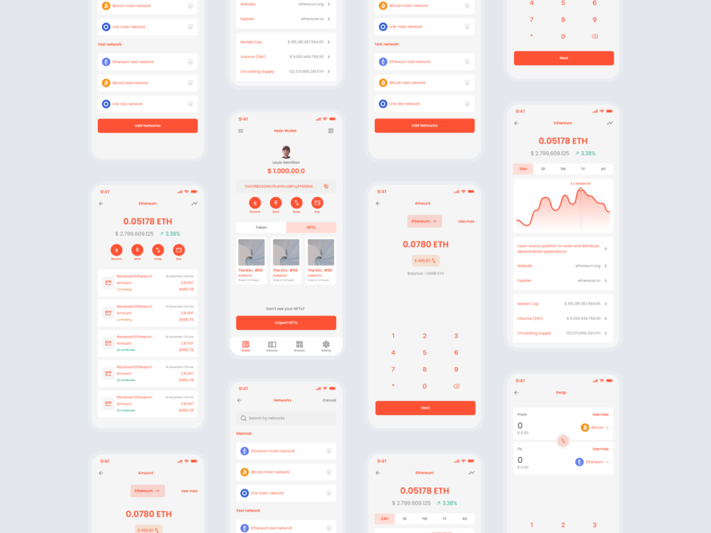 Mockup Mobile Wallet Harmoni Teknologi